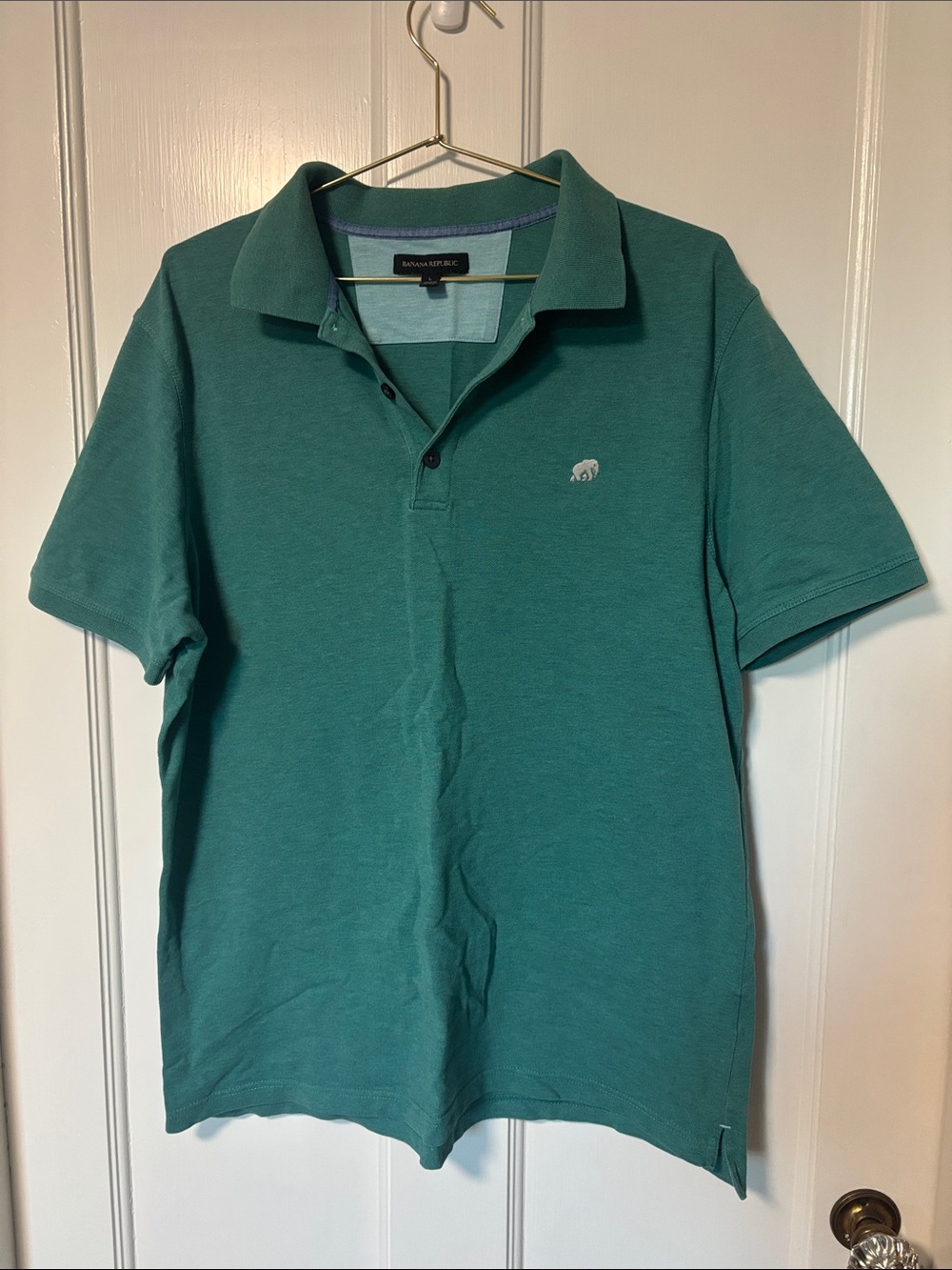 Banana Republic Men's Green Polo Shirt